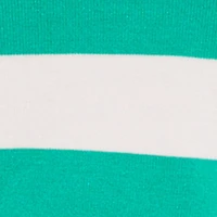 Striped Long Sleeve Polo Sweater