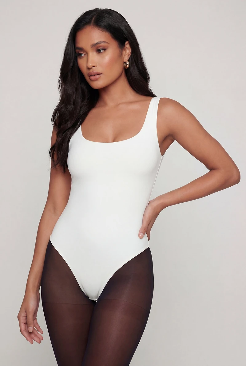Seamless Scoop Neck Tank Bodysuit