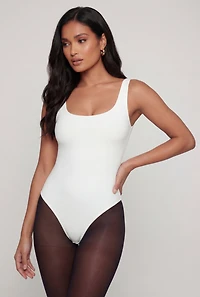 Seamless Scoop Neck Tank Bodysuit