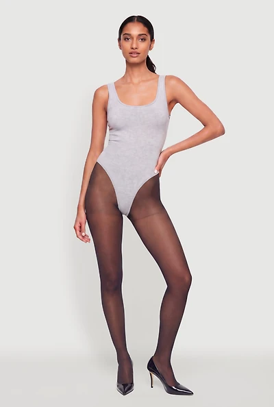 Scoop Neck Tank Bodysuit