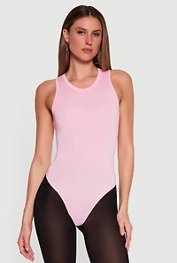 Scoop Neck Racerback Bodysuit