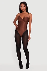 Ruched Bustier Bodysuit