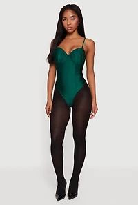 Ruched Bustier Bodysuit