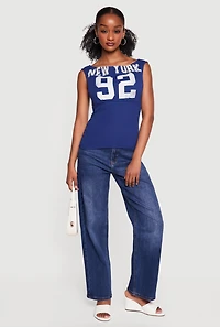 New York 92 Graphic Top