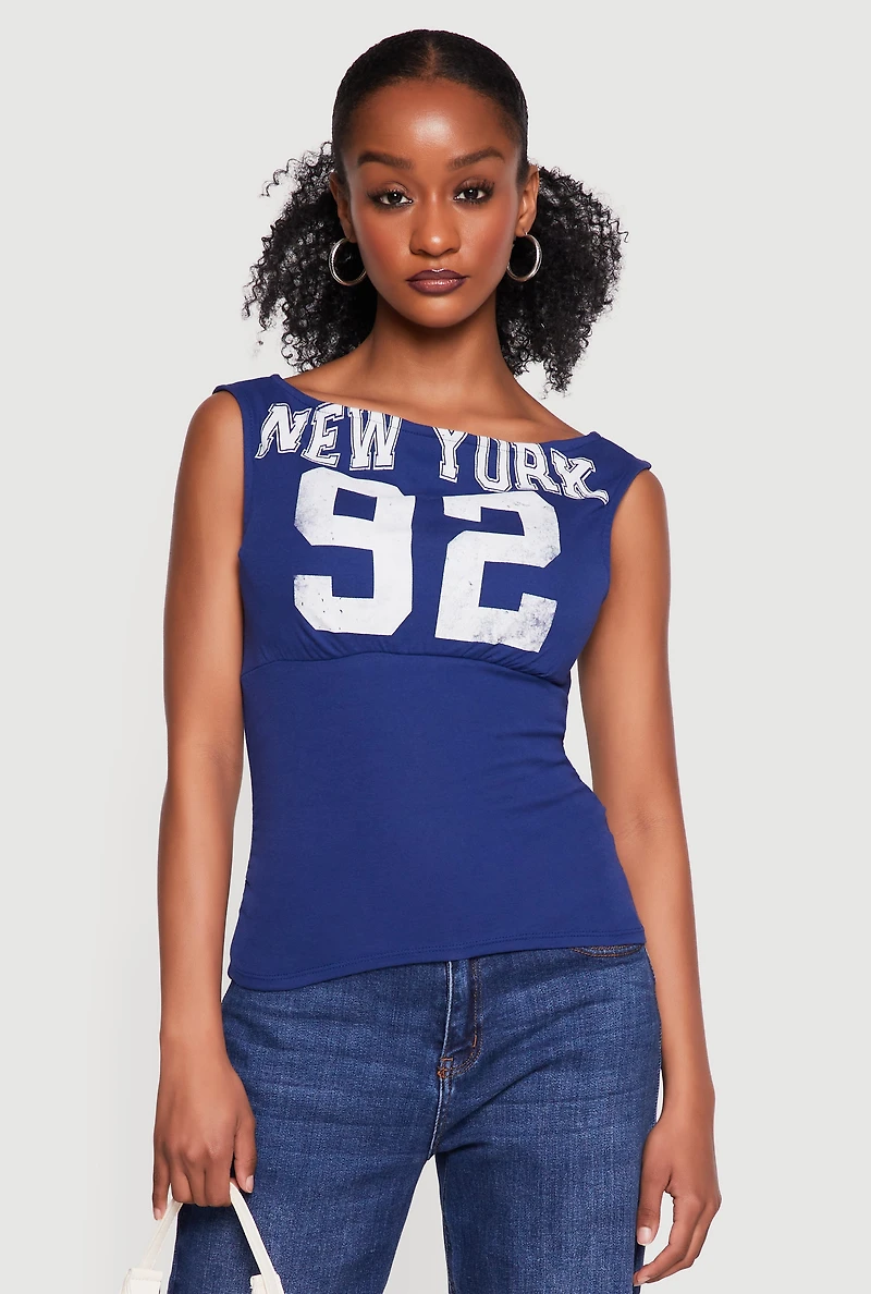 New York 92 Graphic Top