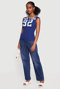 New York 92 Graphic Top