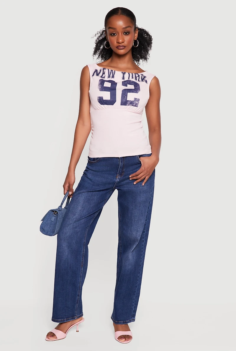 New York 92 Graphic Top