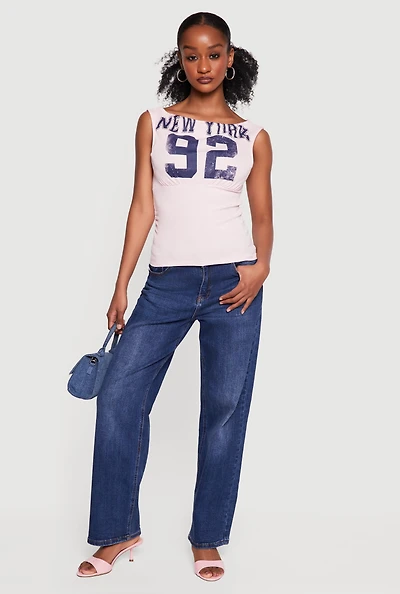 New York 92 Graphic Top