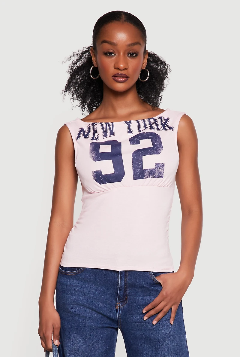 New York 92 Graphic Top