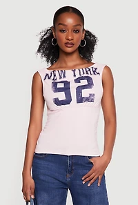 New York 92 Graphic Top