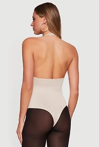 Cowl Neck Halter Bodysuit