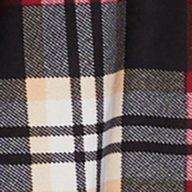 Plaid High Waisted Bubble Skirt