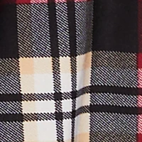 Plaid High Waisted Bubble Skirt