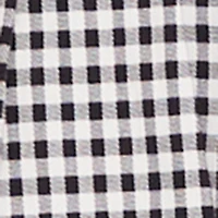 Almost Famous Buckle Detail Gingham Pleated Skort