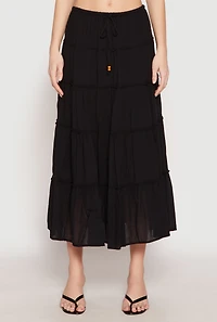 Womens Almost Famous Tiered Skirt,