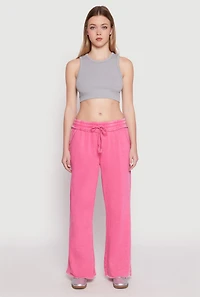 Frayed Acid Wash Sweatpants