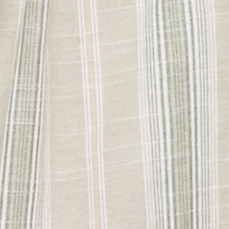 Striped Drawstring Waist Wide Leg Pants