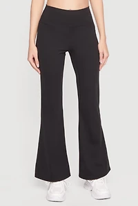High Waisted Flare Leg Active Pants