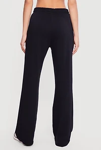 High Waisted Sweatpants with Drawstring Waist