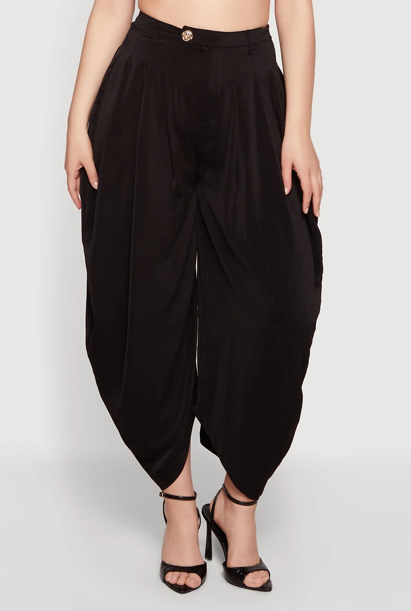 Pleated Harem Dress Pants