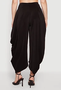 Pleated Harem Dress Pants