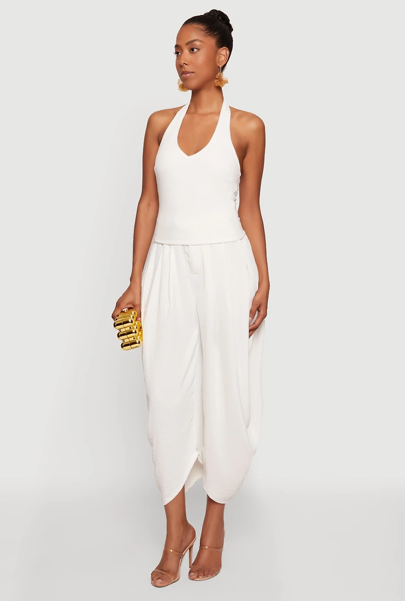 Pleated Harem Dress Pants