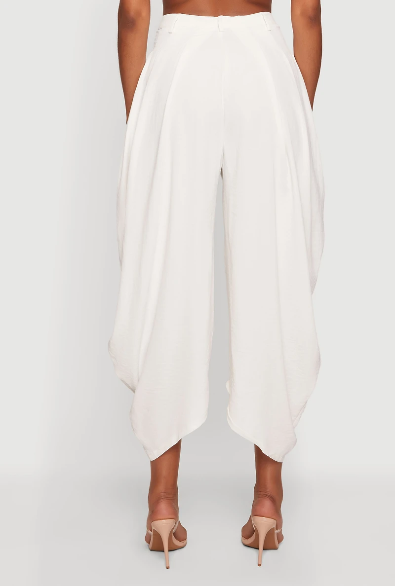 Pleated Harem Dress Pants