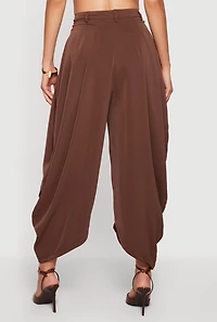 Pleated Harem Dress Pants