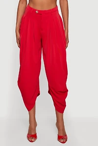Pleated Harem Dress Pants
