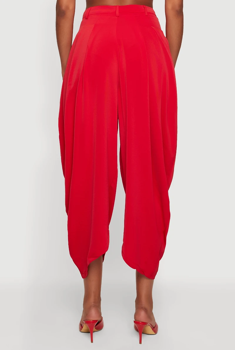 Pleated Harem Dress Pants
