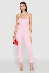 Womens Daisy Seamless Scoop Neck Cami Jumpsuit,