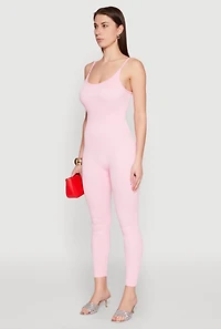Womens Daisy Seamless Scoop Neck Cami Jumpsuit,