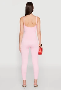 Womens Daisy Seamless Scoop Neck Cami Jumpsuit,
