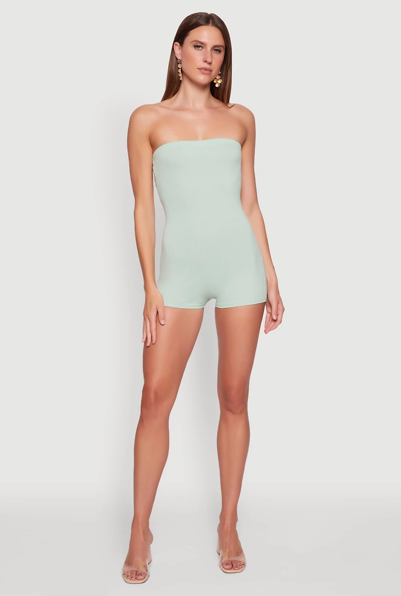 Womens Daisy Stylish Tube Romper,