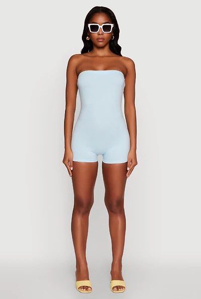 Womens Daisy Stylish Tube Romper,