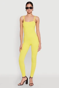 Daisy Seamless Ribbed Knit Catsuit