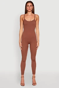 Daisy Seamless Ribbed Knit Catsuit