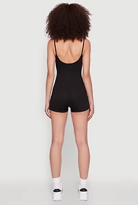 Womens Daisy Scoop Neck Romper,