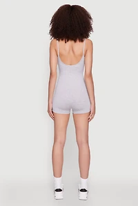 Daisy Scoop Neck Romper