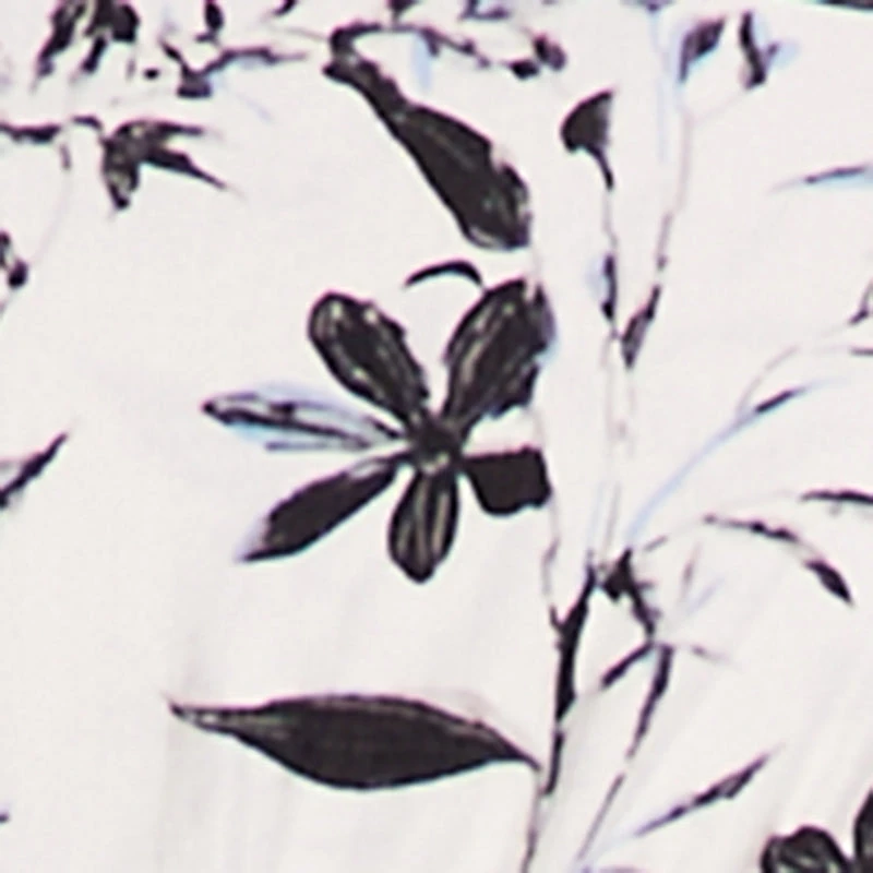 Floral Gauze Knit Wide Leg Jumpsuit