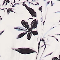 Floral Gauze Knit Wide Leg Jumpsuit