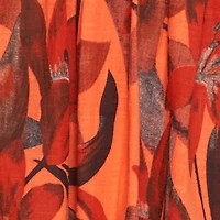 Floral Print Smocked Tiered Midi Dress