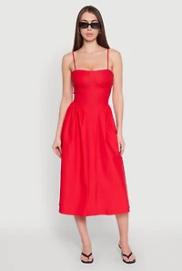 Hyperstretch Bustier Midi Dress