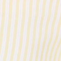 Pinstripe Tiered Ruffle Sleeve Shirt Dress