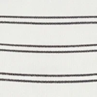 Sleeveless Keyhole Back Striped Midi Dress