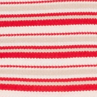 Striped Keyhole Detail Side Slit Midi Dress