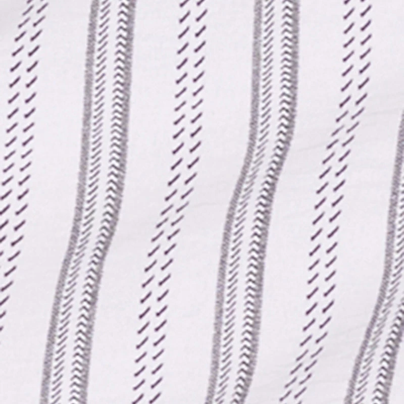 Airy Striped Tie Waist Mini Shirt Dress