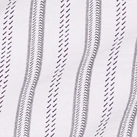 Airy Striped Tie Waist Mini Shirt Dress