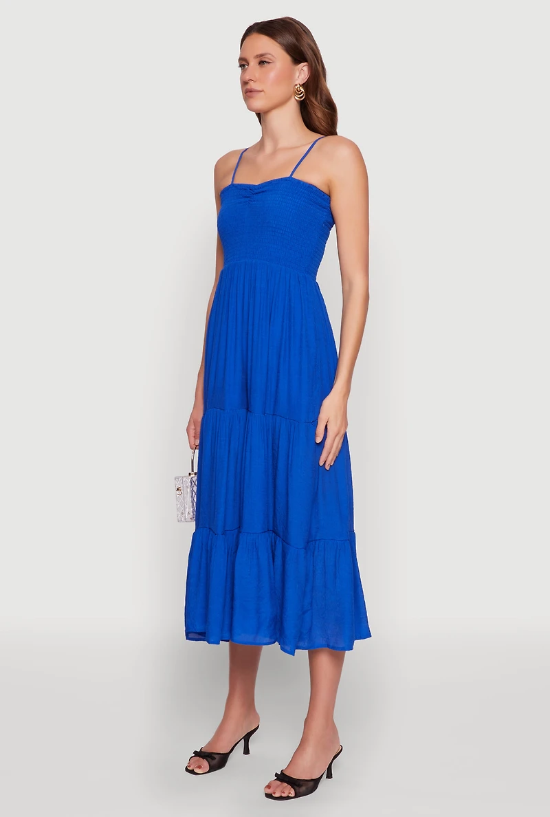 Smocked Tiered Maxi Sundress