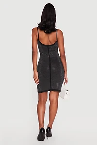 Rhinestone Cami Mini Dress